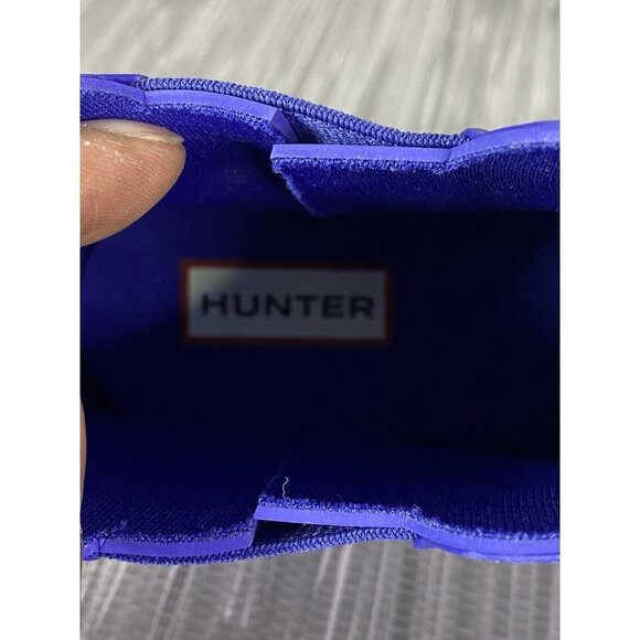 Hunter Womens Original Waterproof Chelsea Rain Boot‎ Blue Size 4B - Picture 7 of 8